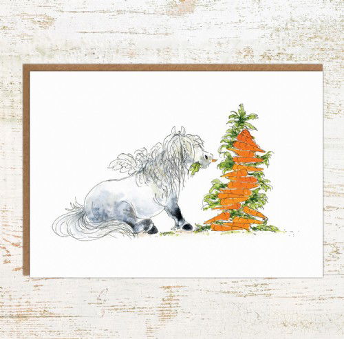 Angel Pony Christmas Card - Horse and Pony Cards