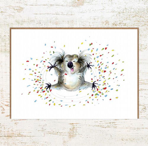 Koala Me Happy - Koala Greeting and Birthday Card